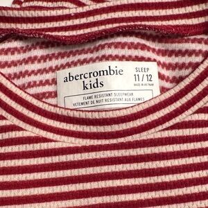 Abercrombie Kids Red and White Striped Pajamas
